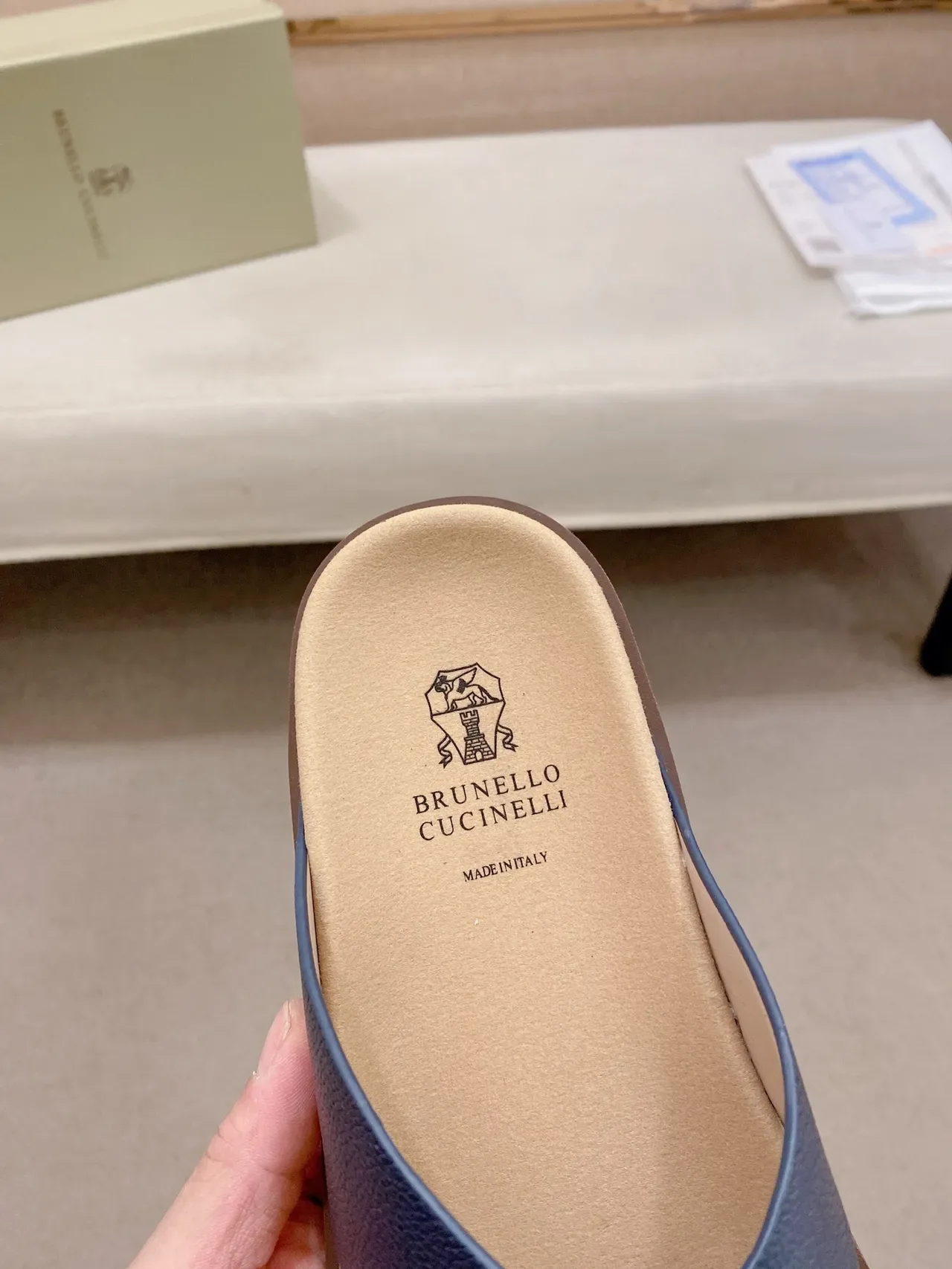 Brunello Cucinelli Crisscross Strap Flat Slide Casual Sandals 13