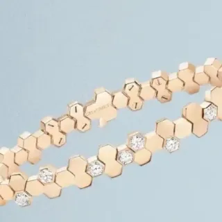 Chaumet Bee My Love Pulsera de diamantes con panal hexagonal