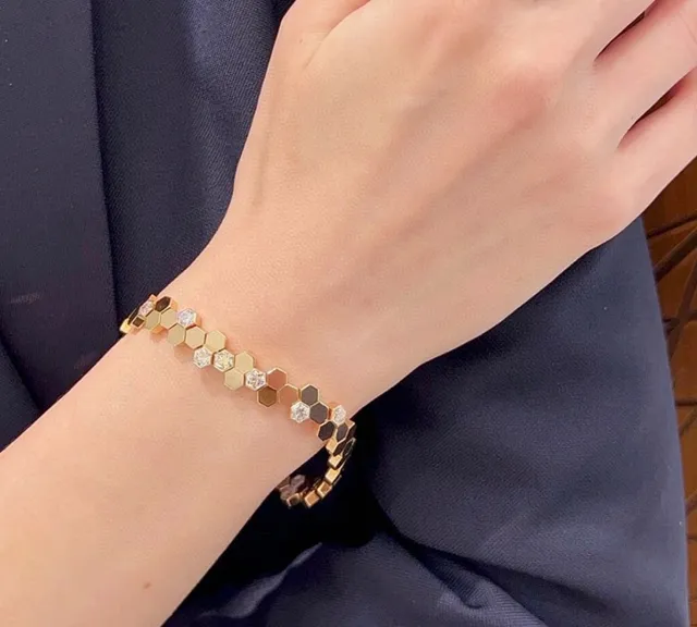 Chaumet Bee My Love Hexagonal Honeycomb Diamond Bracelet 9