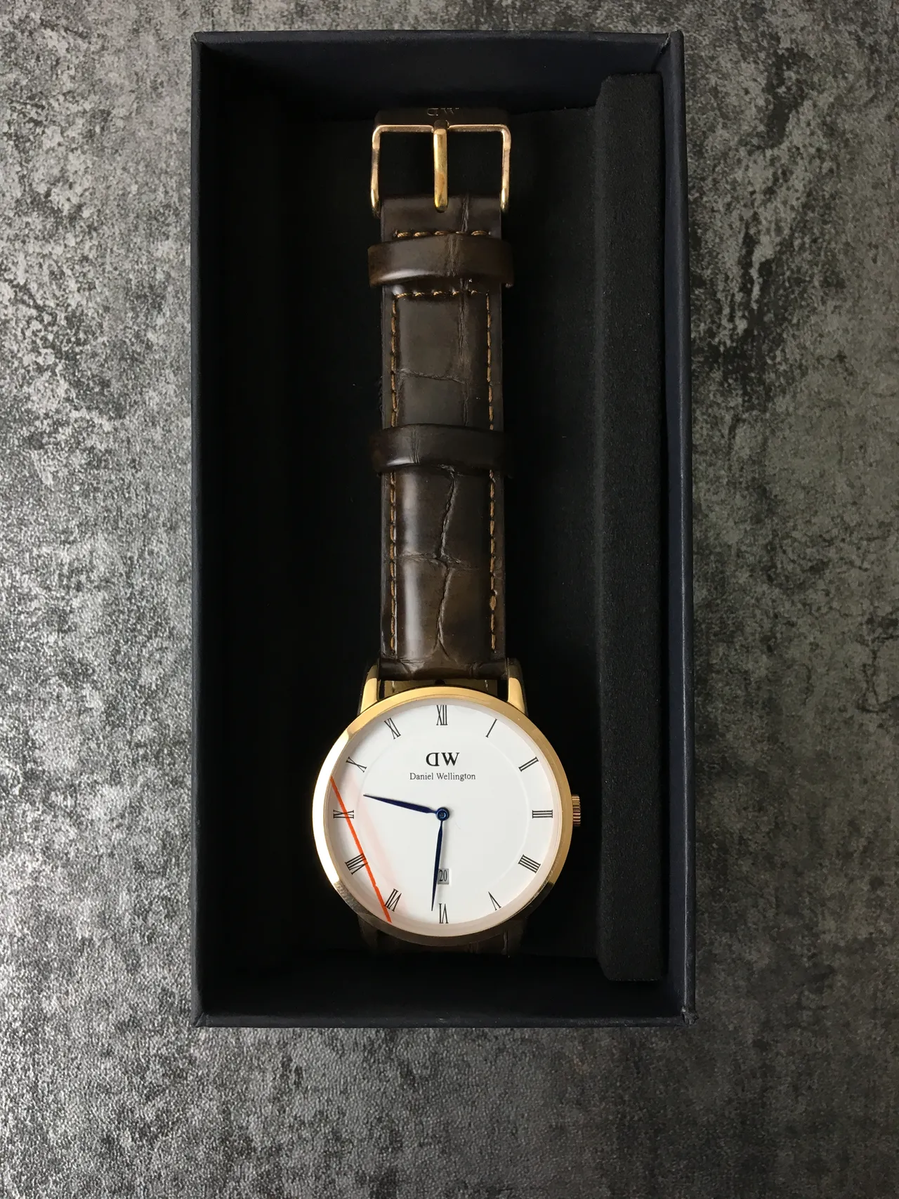 Daniel Wellington Brown Gold Minimalist Case Quartz Watch 2