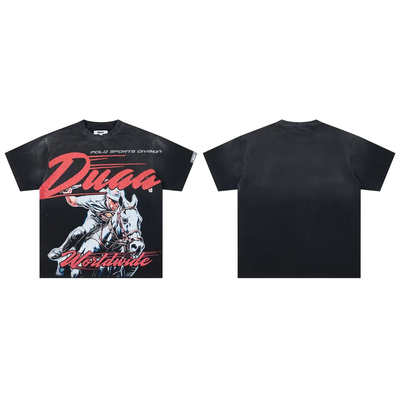 DUAA Polo Sports Division Graphic Print T-Shirt 2