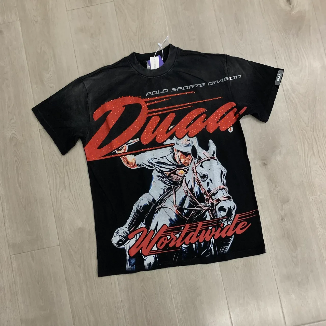 DUAA Polo Sports Division Graphic Print T-Shirt 5