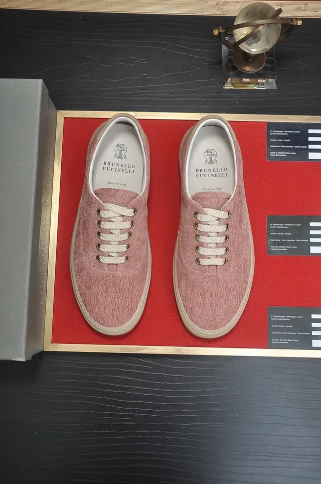 Dusty Pink Textile Low-Top Lace-Up Sneaker 2