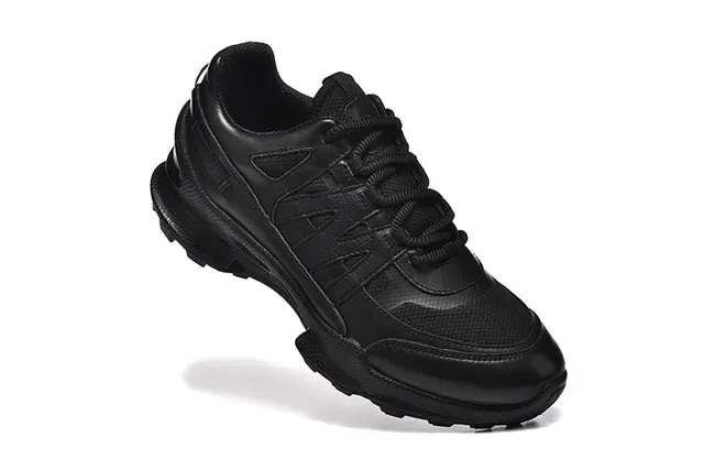 ECCO Black Mixed-Material Lifestyle Sneakers 6