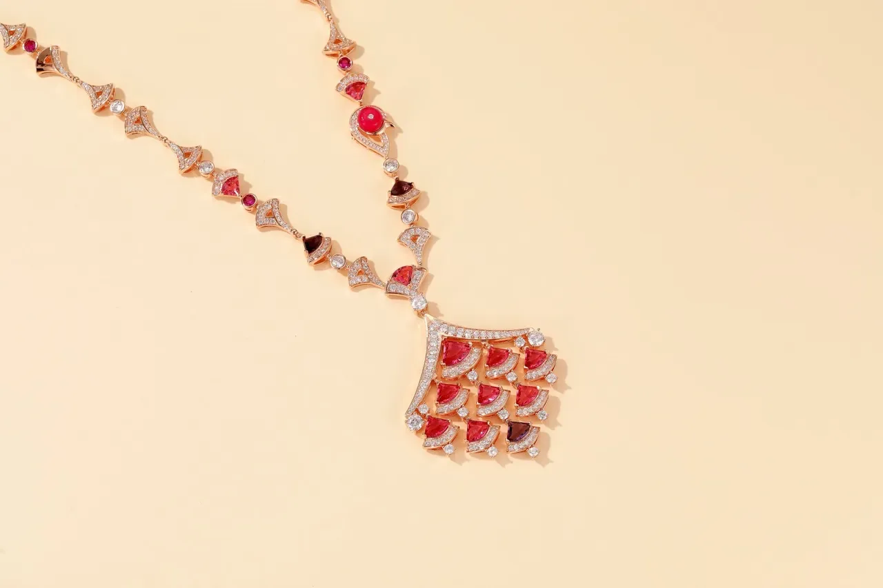Fan-Tiered Pavé Multi-Gemstone Drop Earrings 3