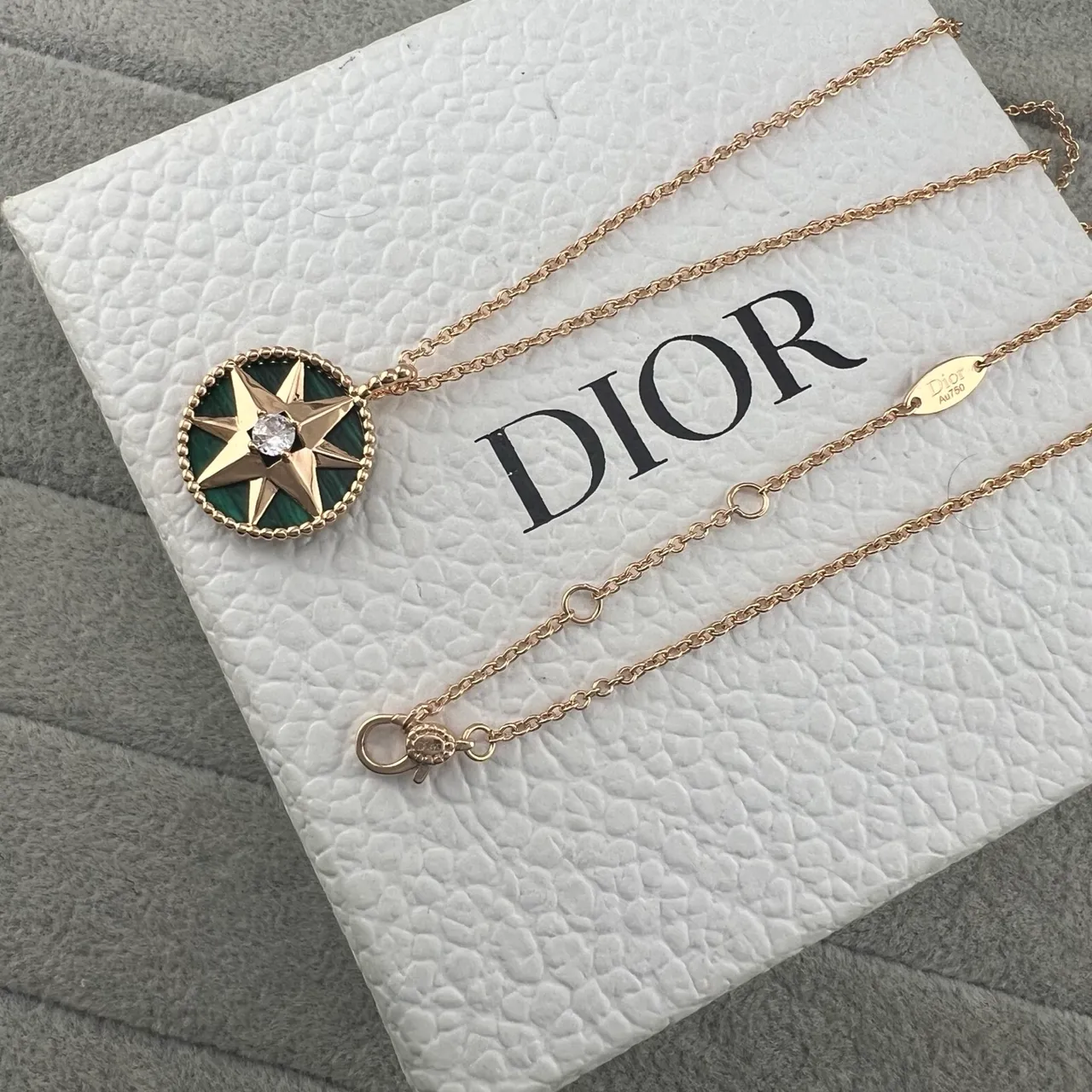 Gold-Tone Compass Star Enamel Pendant Necklaces 6