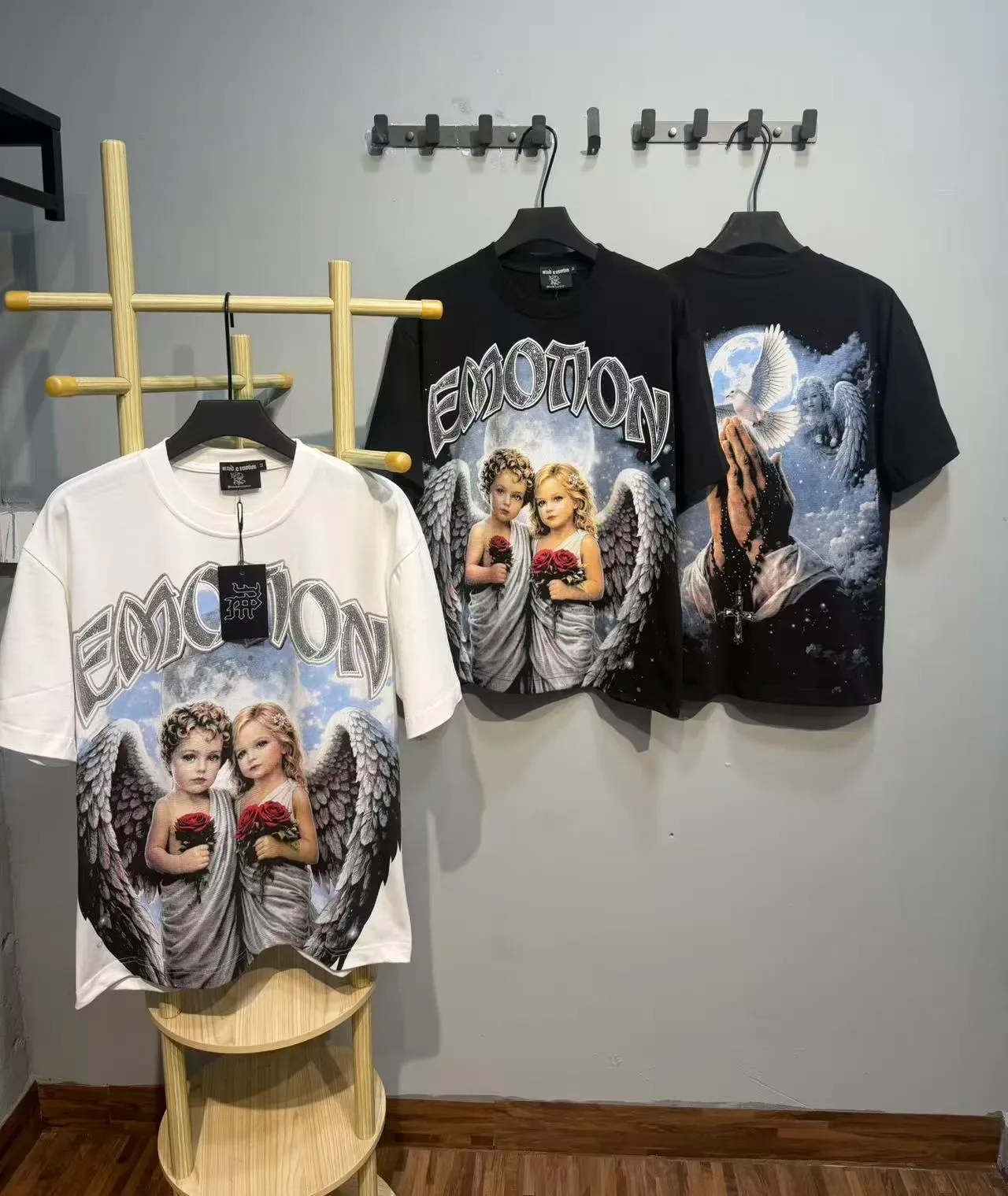 Graphic Print Crew Neck Oversized T-Shirt 2