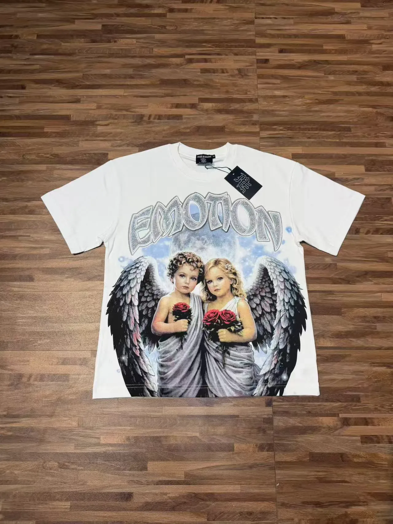 Graphic Print Crew Neck Oversized T-Shirt 7