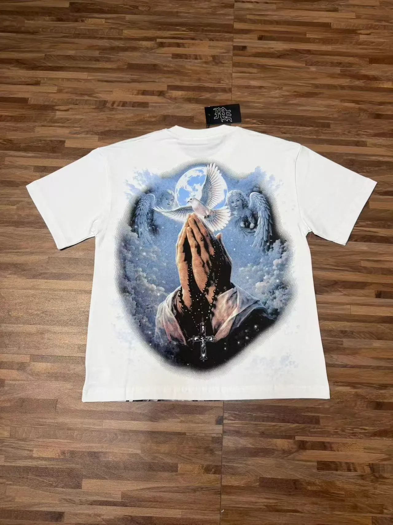 Graphic Print Crew Neck Oversized T-Shirt 8