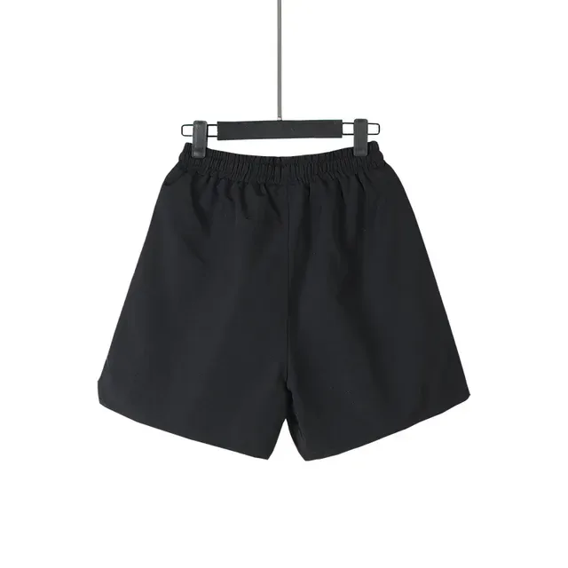 Graphic-Print Elastic-Waist Drawstring Shorts 8