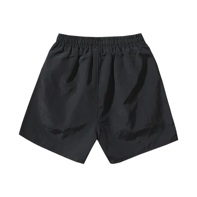 Graphic-Print Elastic-Waist Drawstring Shorts 11