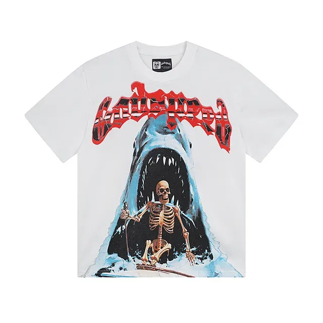 Graphic Print Oversized Double-Sided Art T-Shirt 4