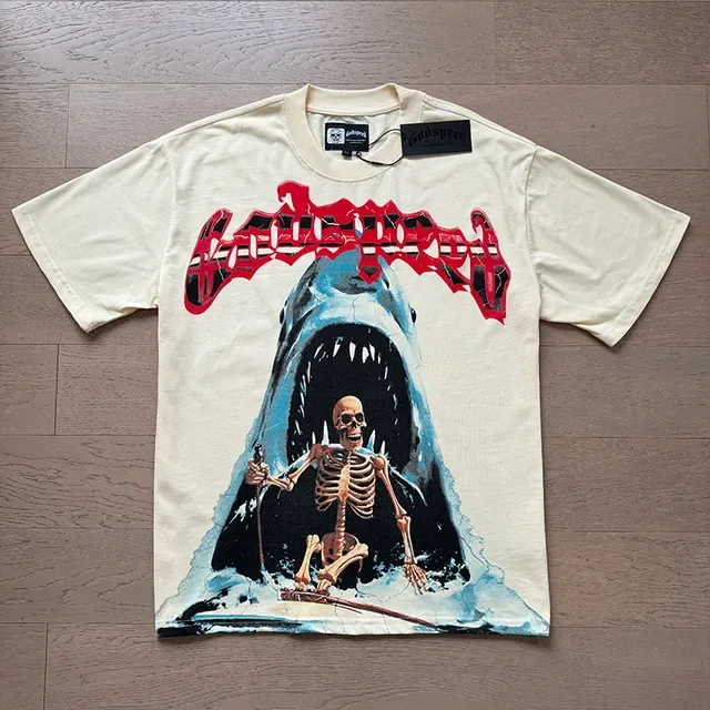 Graphic Print Oversized Double-Sided Art T-Shirt 6