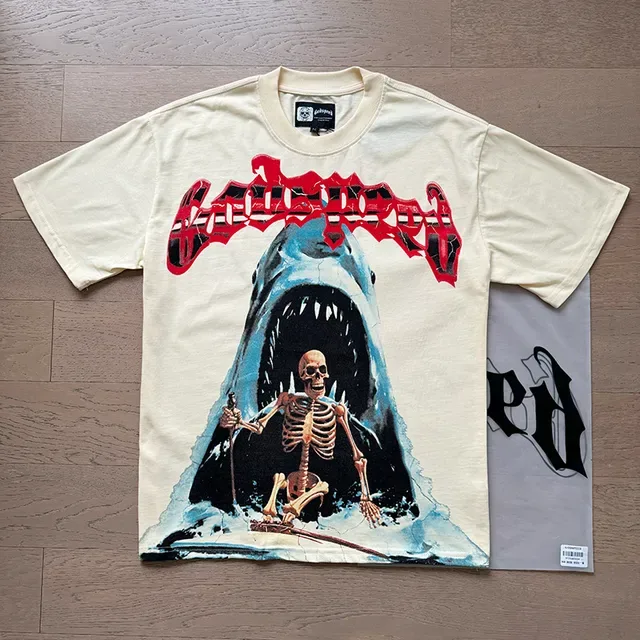 Graphic Print Oversized Double-Sided Art T-Shirt 7