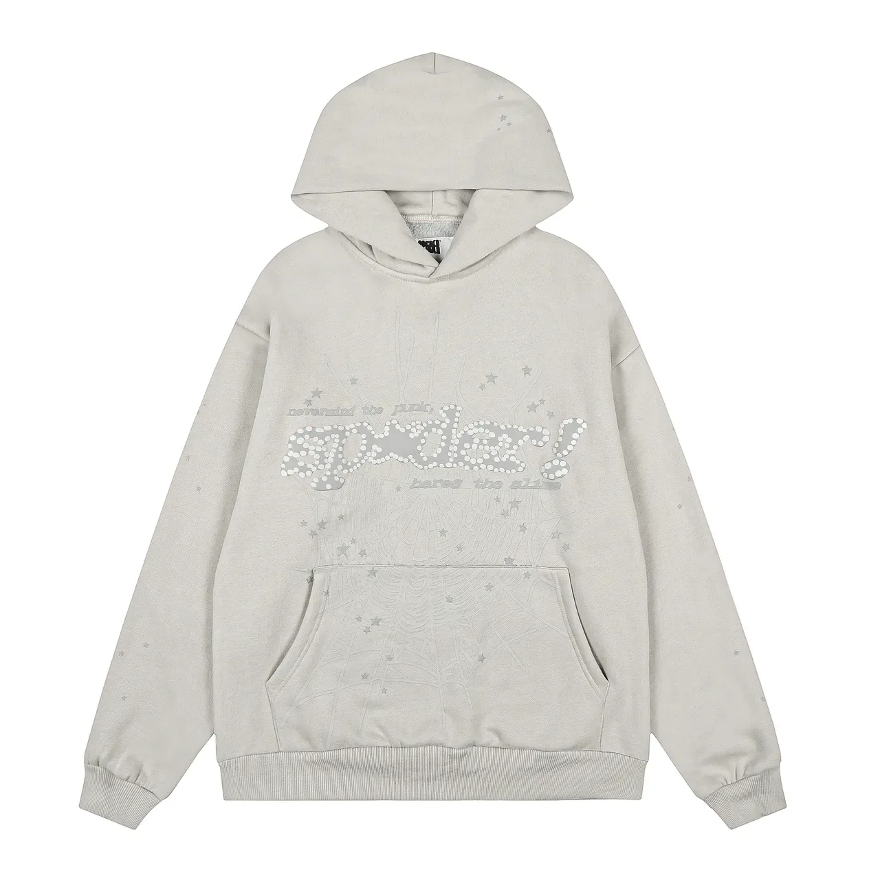 Gray Beige Oversized Hoodie Jogger Pants Tracksuit 4