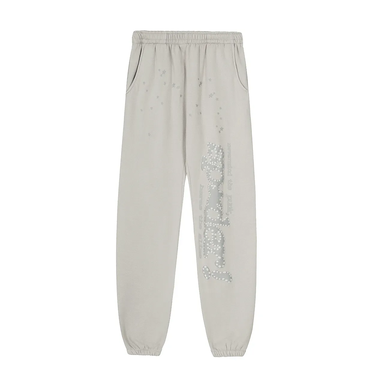 Gray Beige Oversized Hoodie Jogger Pants Tracksuit 6