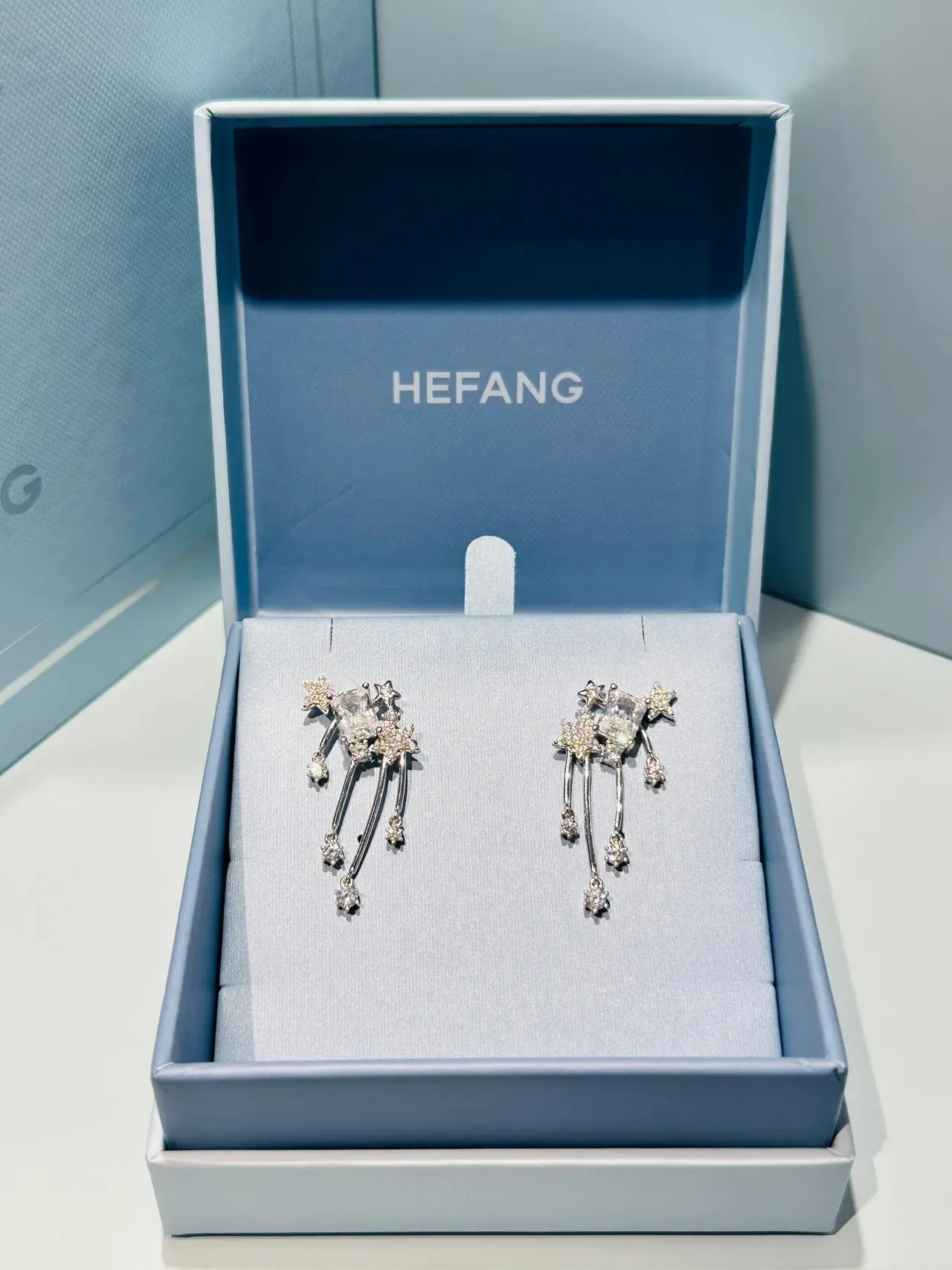 HEFANG Star Crystal Drop Earrings 7