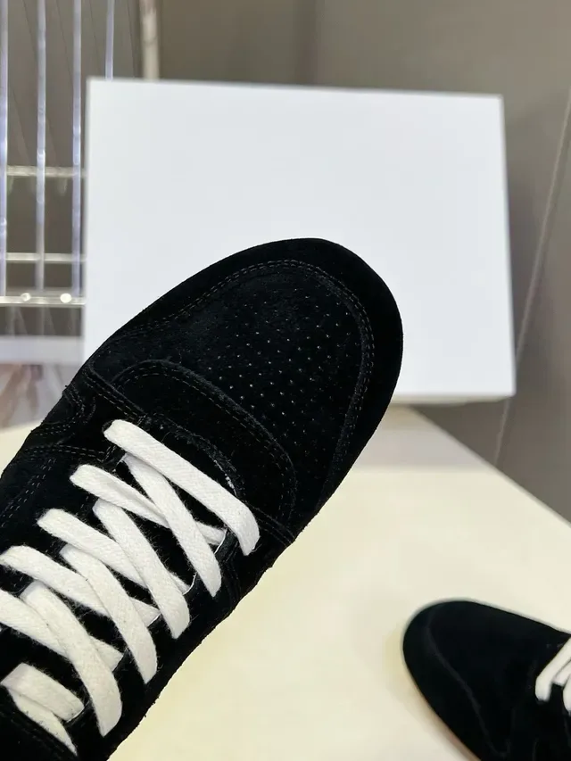 Isabel Marant Black Suede High-Top Lace-Up Lifestyle Sneakers 4