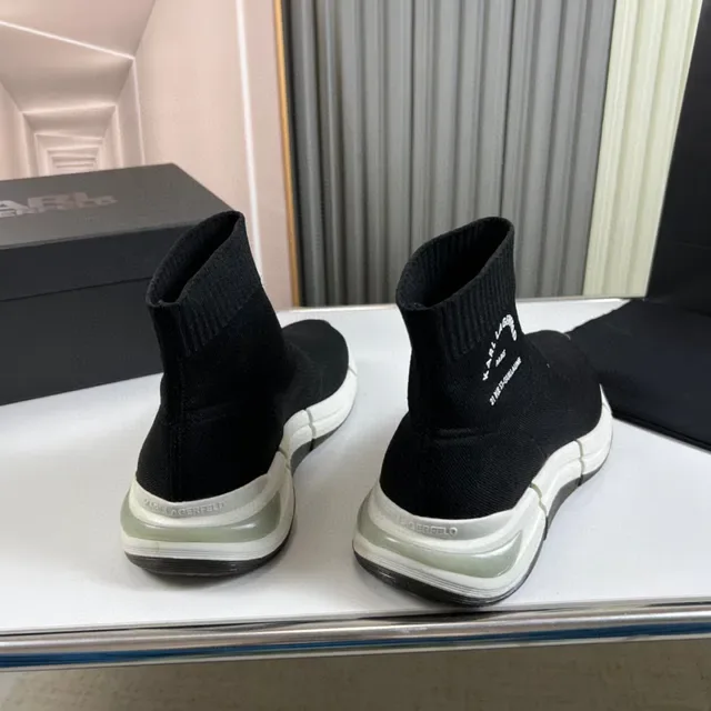 Karl Lagerfeld Speed Trainer Black Sock-Fit Lifestyle Sneakers 6