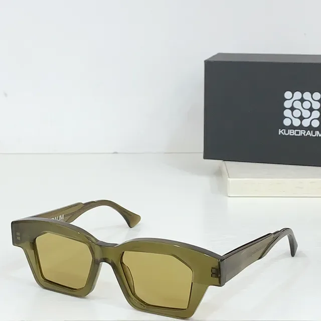 KUBORAUM Geometric Angular Black Sunglasses 5