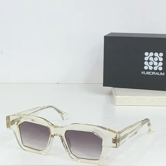 KUBORAUM Geometric Angular Black Sunglasses 6