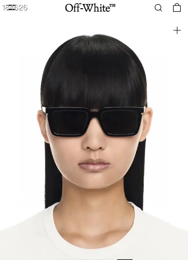 Matte Black Rectangular Oversized Sunglasses 4