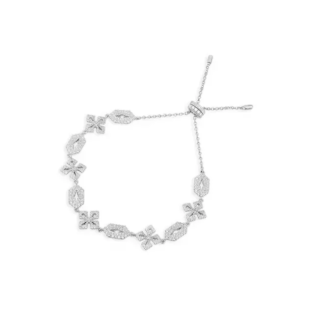 MOCACO Pavé Geometric Link Bracelet 2