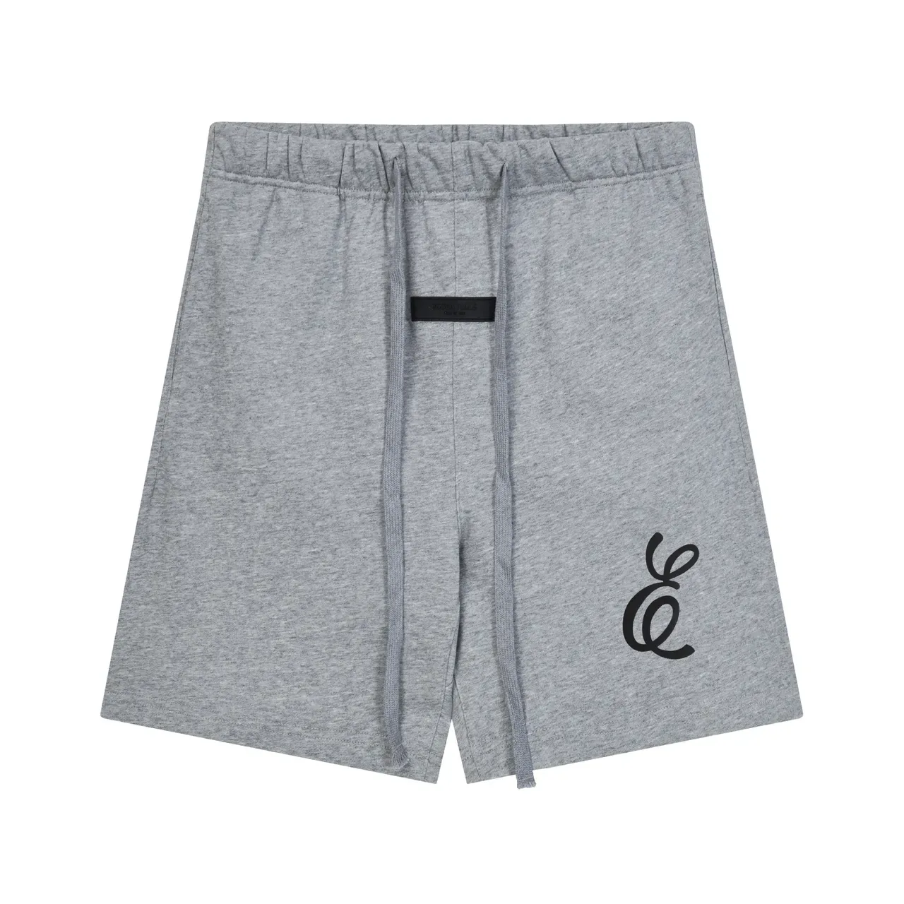 Monogrammed Elastic-Waist Drawstring Shorts 6