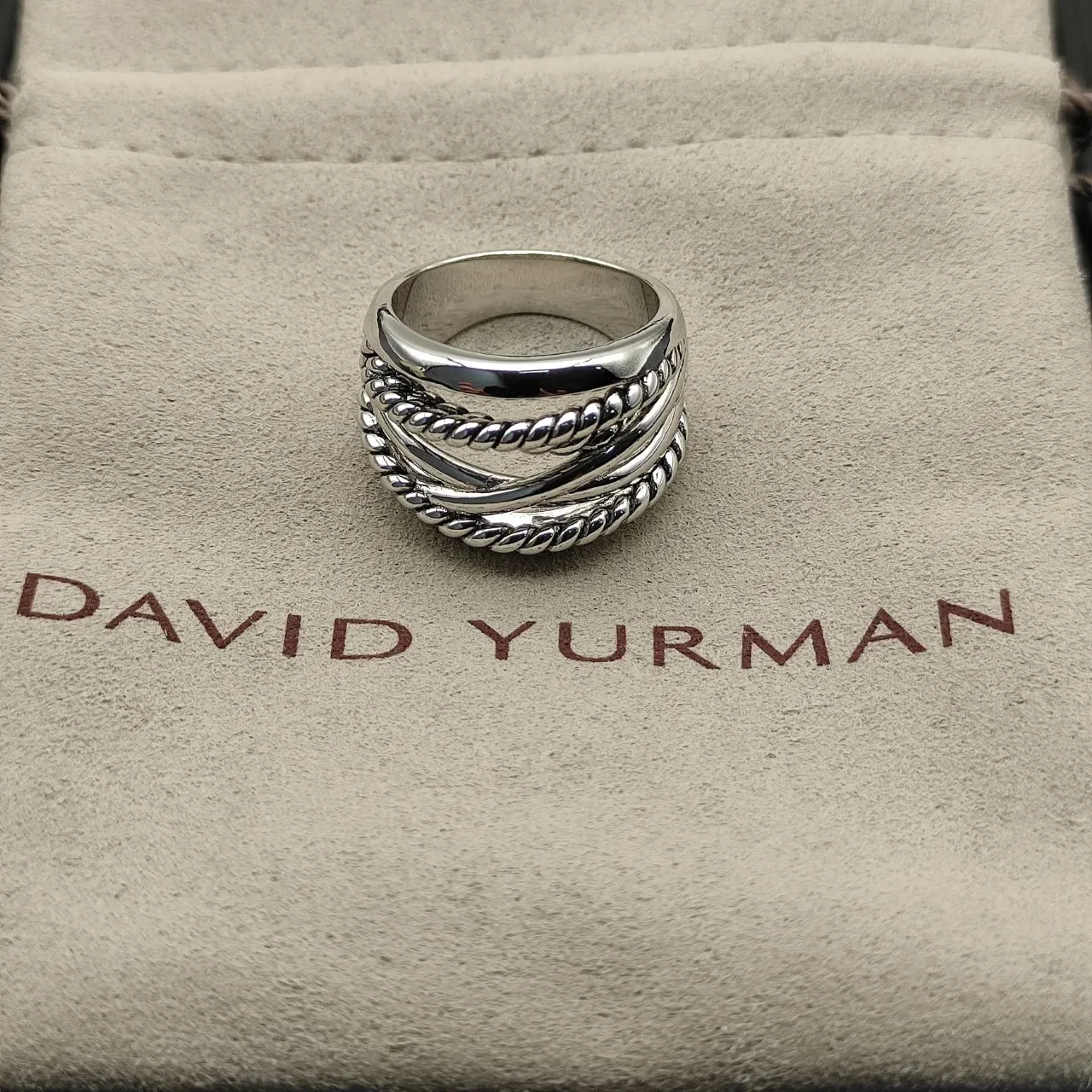 Multi-Band Twisted Rope and Smooth Polished Ring 9