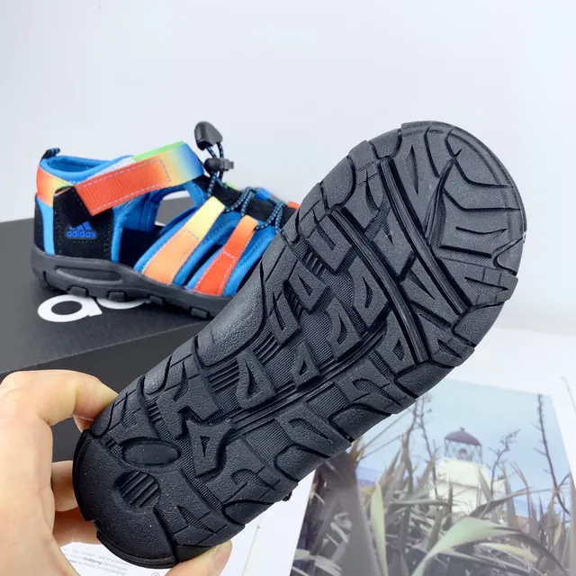 Multicolor Cartoon-Print Adjustable Strap Casual Sandals 24