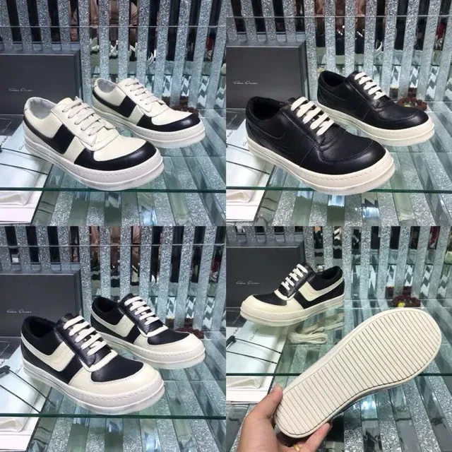 Off-White Cream and Black Panelled Platform Sneakers 8