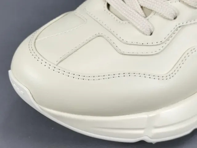 Off-White Cream Cartoon Dog Graphic Chunky Lifestyle Sneaker 9