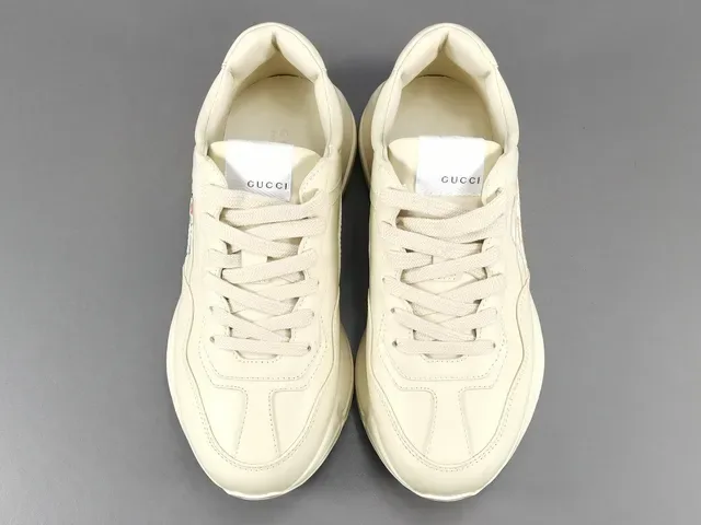 Off-White Cream Cartoon Dog Graphic Chunky Lifestyle Sneaker 16