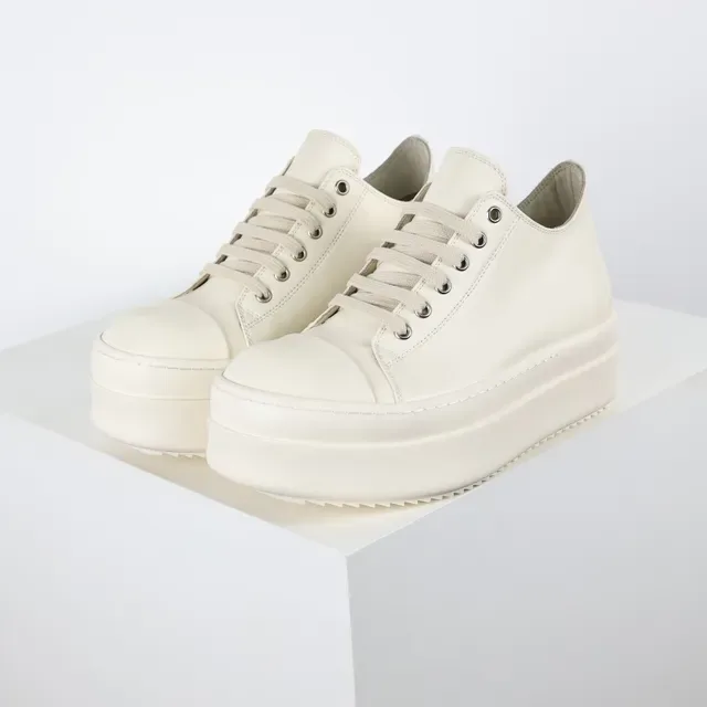 Off-White Cream Platform Sneaker 2