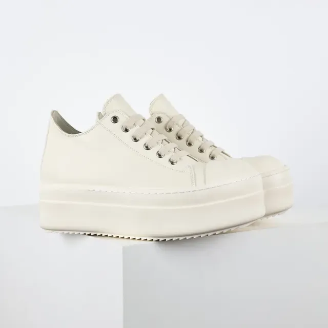 Off-White Cream Platform Sneaker 3