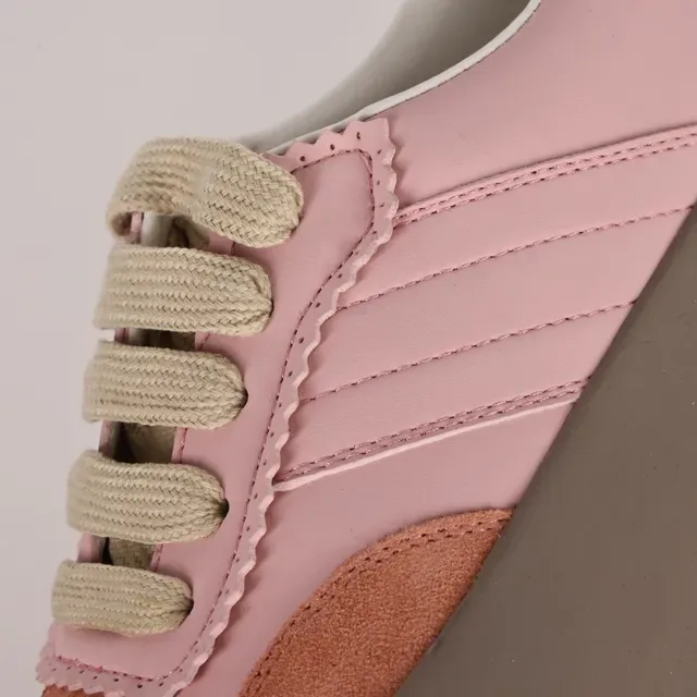 Pink and Peach Platform Lifestyle Sneaker 6