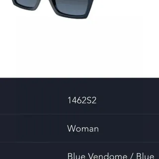 Rectangular Beaded Temple Blue Gradient Sunglasses