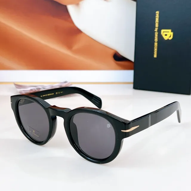 Round Acetate Frame Tortoiseshell Temple Blue Gradient Lens Sunglasses 5