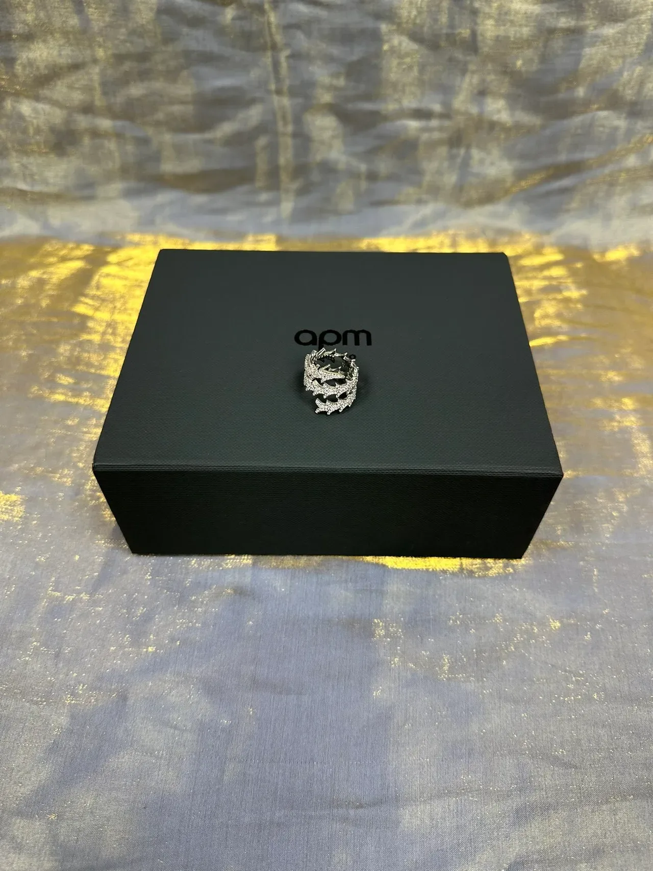 Silver Navy Crown-Shaped Pavé-Set Jewelry 6