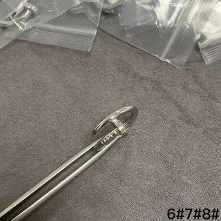 Silver Polished Spring-Loaded Toggle Clasp Jewelry