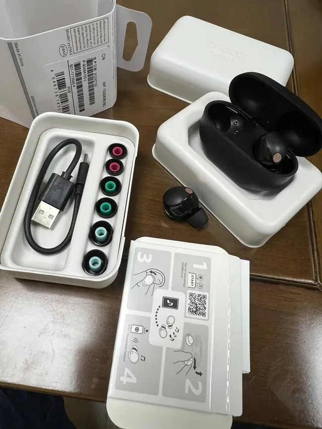 Sony WF-1000XM5 White Gray Compact Matte-Finish TWS Earbuds 6
