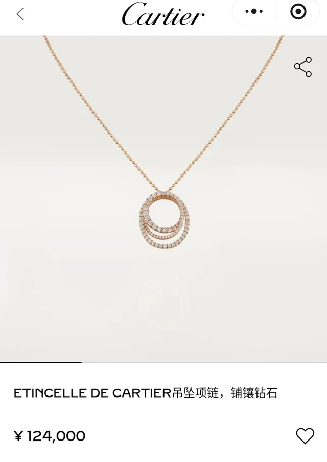 Triple-Tone Double Hoop Crystal Pendant Necklaces 9
