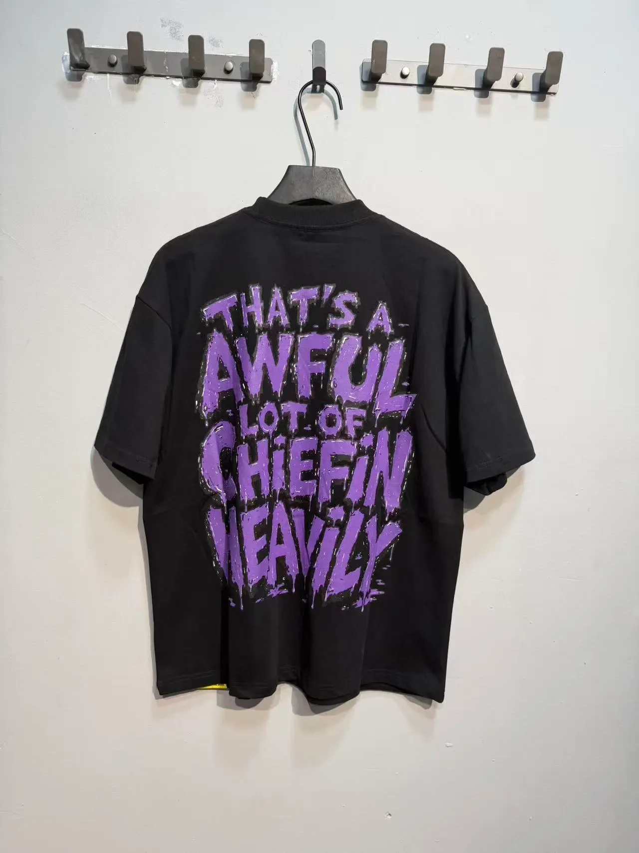 White Black Graphic Print Oversized Fit T-Shirt 5