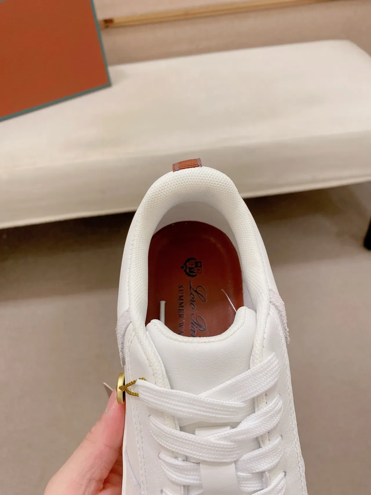 White Panelled Low-Top Lifestyle Sneaker 3