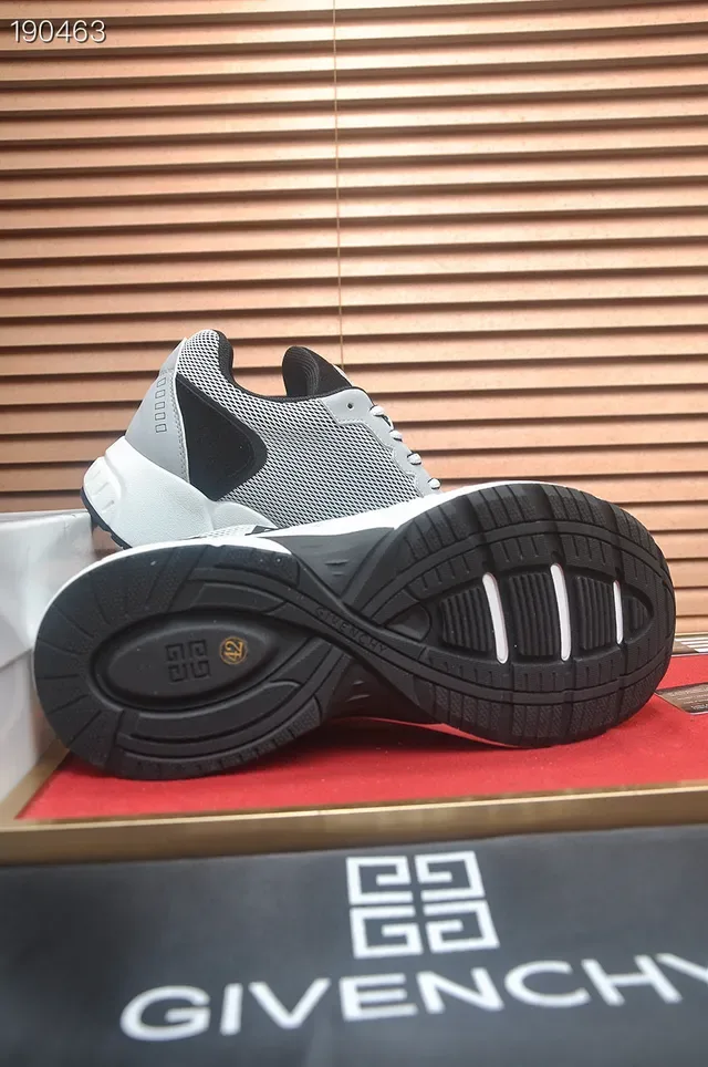 Givenchy City Sport Gray and Black Mesh Lifestyle Sneakers 2