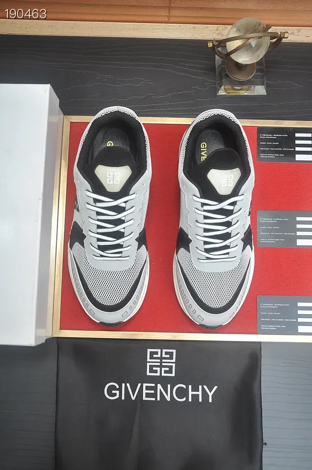 Givenchy City Sport Gray and Black Mesh Lifestyle Sneakers 7