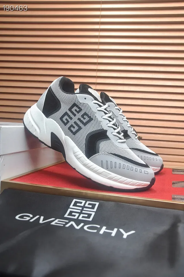 Givenchy City Sport Gray and Black Mesh Lifestyle Sneakers 8