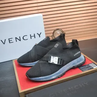 Givenchy Spectre Black Laceless Knit Slip-On Lifestyle Sneakers