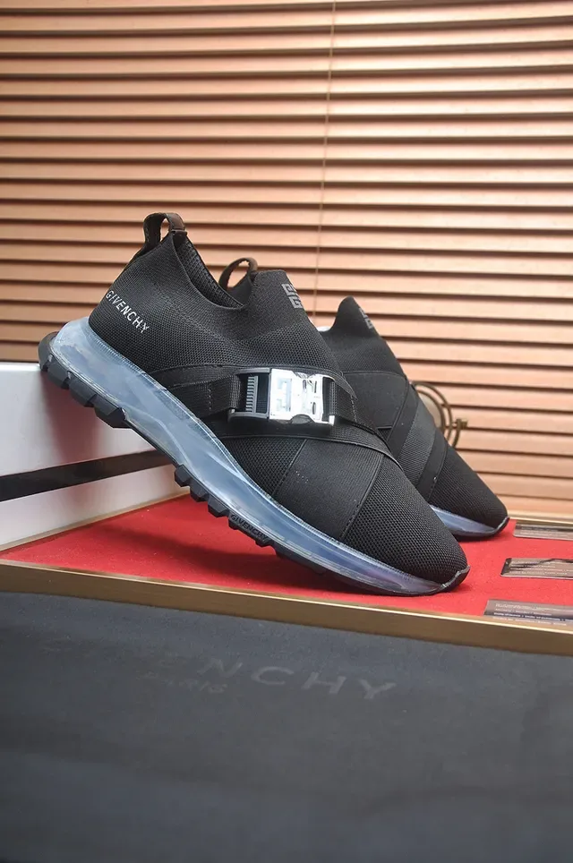 Givenchy Spectre أسود بدون أربطة المحبوكة Slip-On نمط الحياة أحذية رياضية 4