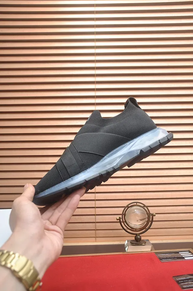Givenchy Spectre أسود بدون أربطة المحبوكة Slip-On نمط الحياة أحذية رياضية 5